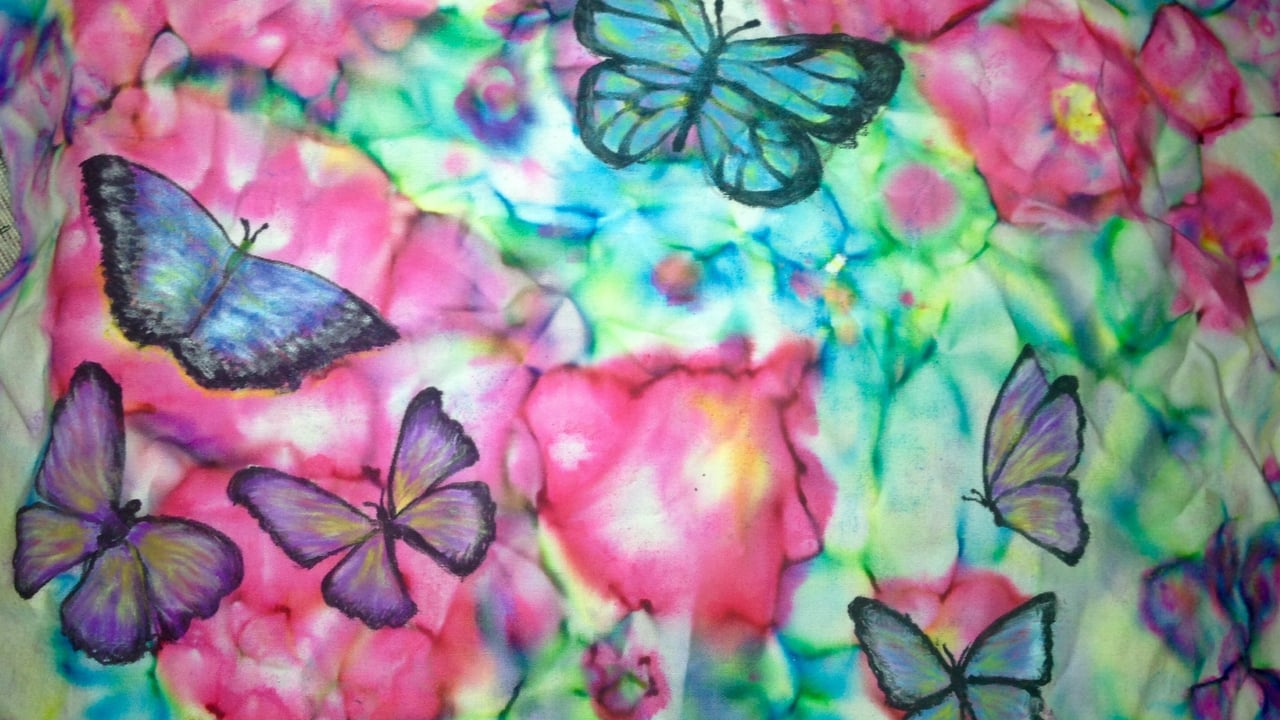 Butterflies painting abby