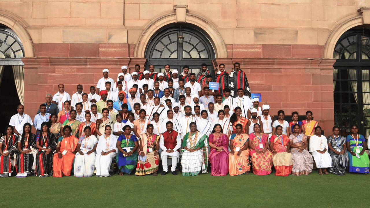 Trafficking Survivors Meet Indian President