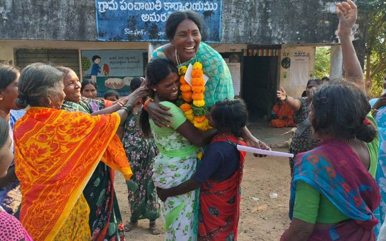 2025 12 14 Lingamma Victory jpeg 202512 TEL Lingamma Election Win Full Use