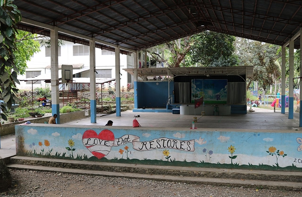 Aftercare shelter basketball court cebu philippines