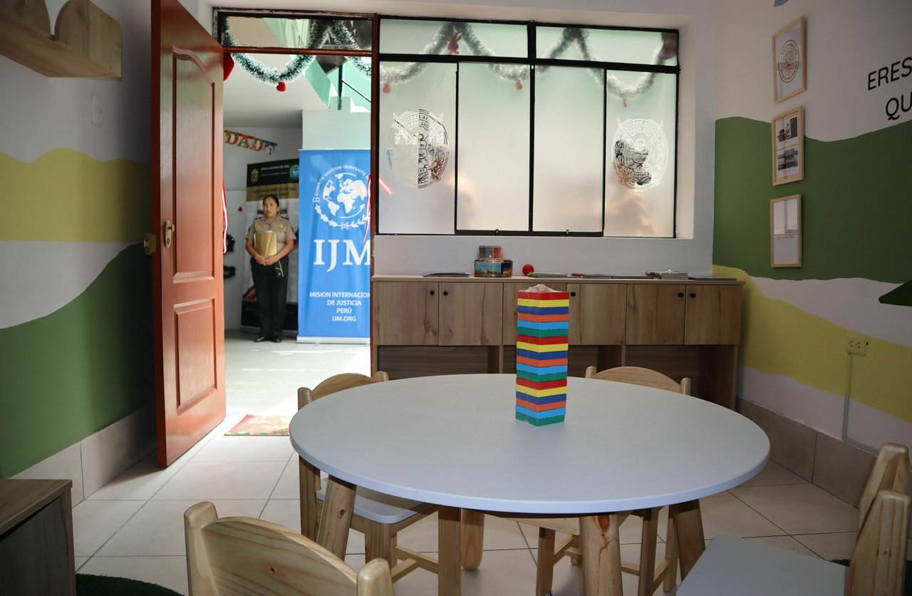 Inaguration of wating rooms at police stations 202406 PE Police Stations Rooms Approved for Full Use 1