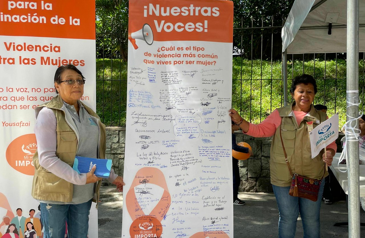 My Story Matters survivors on a street campaing 202503 ES GN My Story Matters Survivors Driving Change Approved for Full Use 2025 04 15 210845 iijz