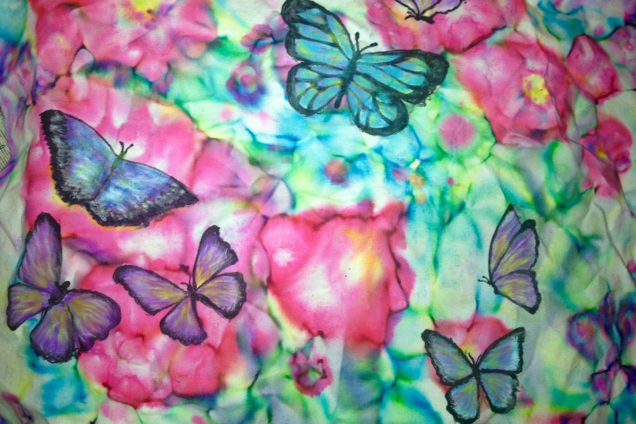 Butterflies painting abby