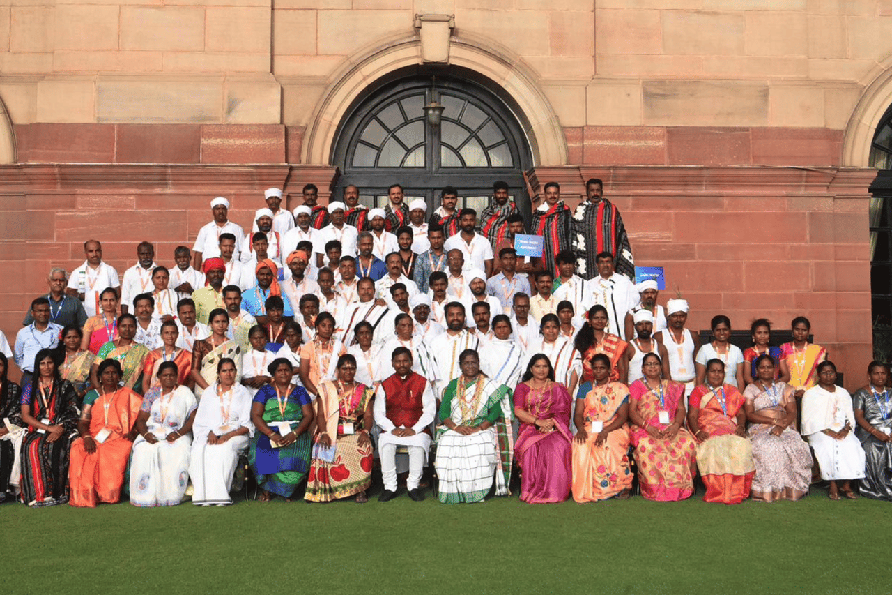 Trafficking Survivors Meet Indian President