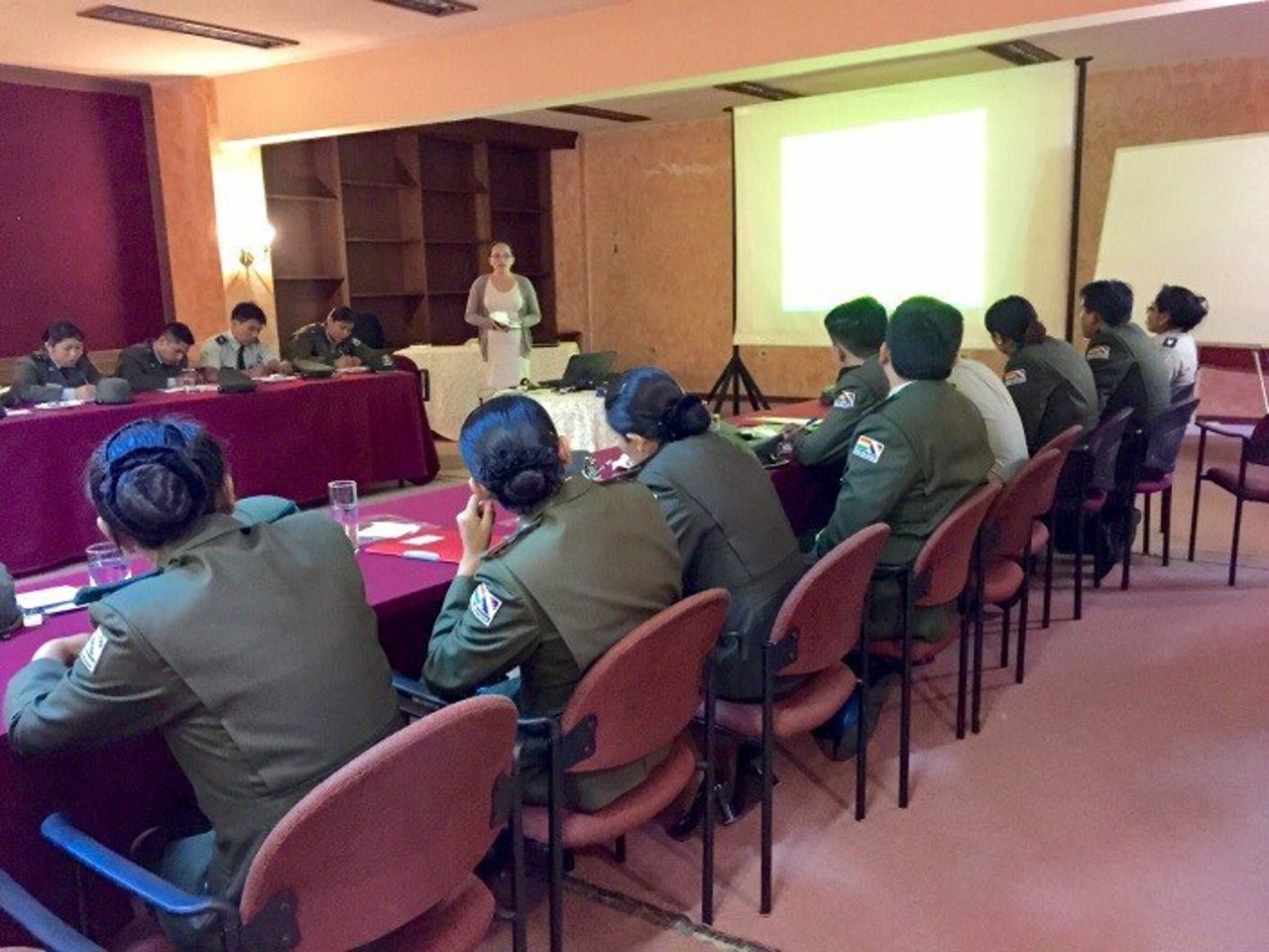 Bolivia police training