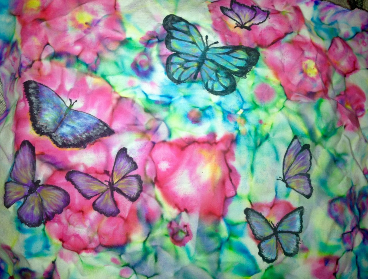 Butterflies painting abby