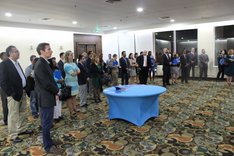 More than 60 people attended an event IJM hosted in Santo Domingo on February 11, 2015.
